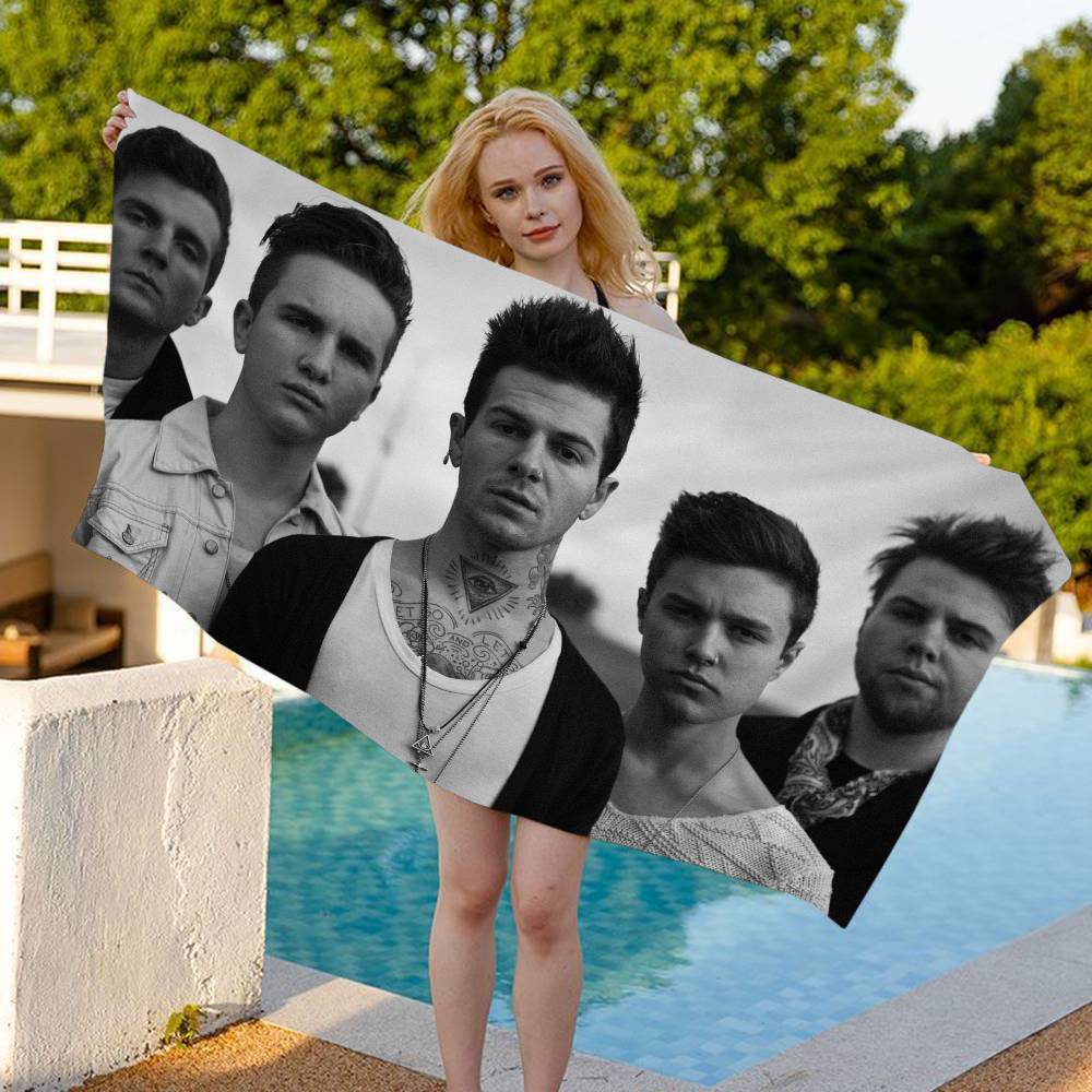 Alternative Rock N-Neighbourhood Beach Towel Colorful Bath Towels for Microfiber Quick Dry Custom Sand Beach Yoga Spa Gym Pool