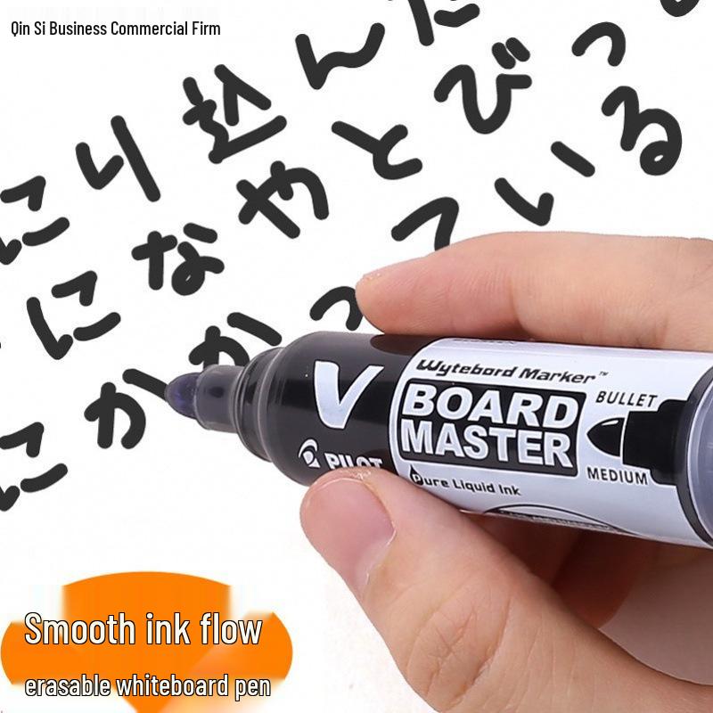 PILOT Hyaku Raku Raderbar Whiteboardpenna, Stor Kapacitet, Utbytbar Spets