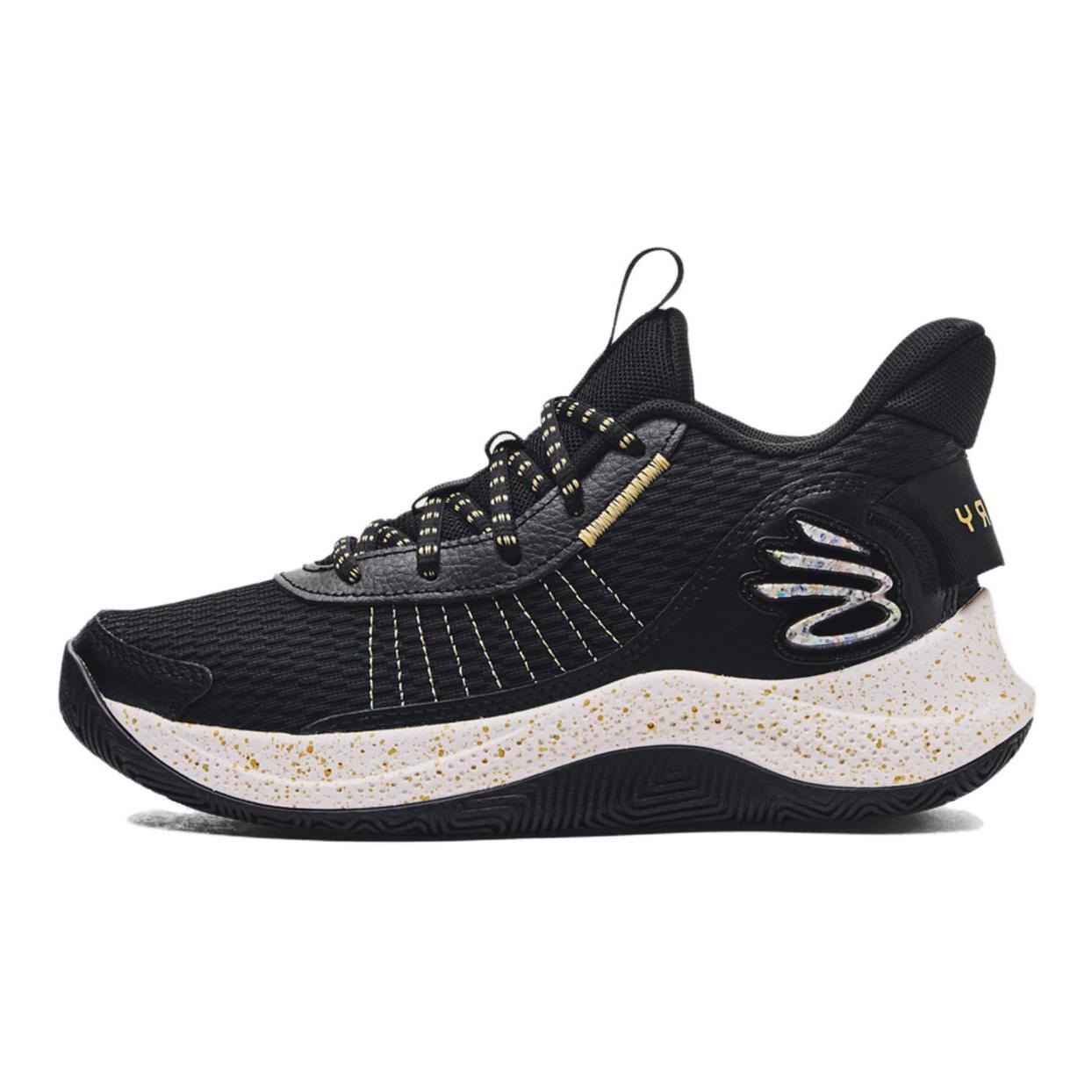 Under Armour Curry 3Z7 GS Black Metallic Gold 38