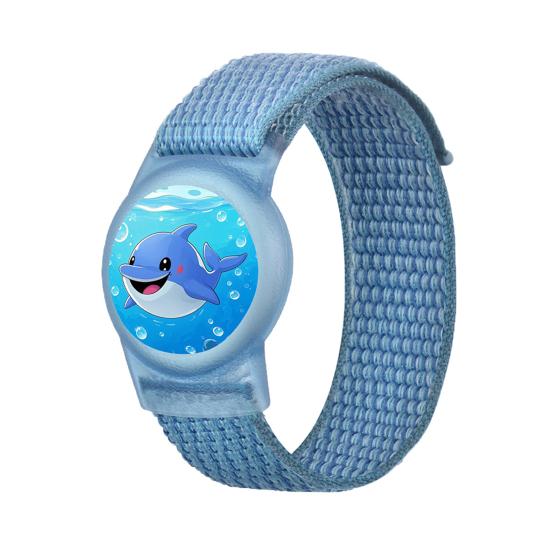 

Детский браслет-трекер, защитная крышка, износостойкий, водонепроницаемый, простая установка, регулируемый ремешок для часов с защитой от потери для AirTag