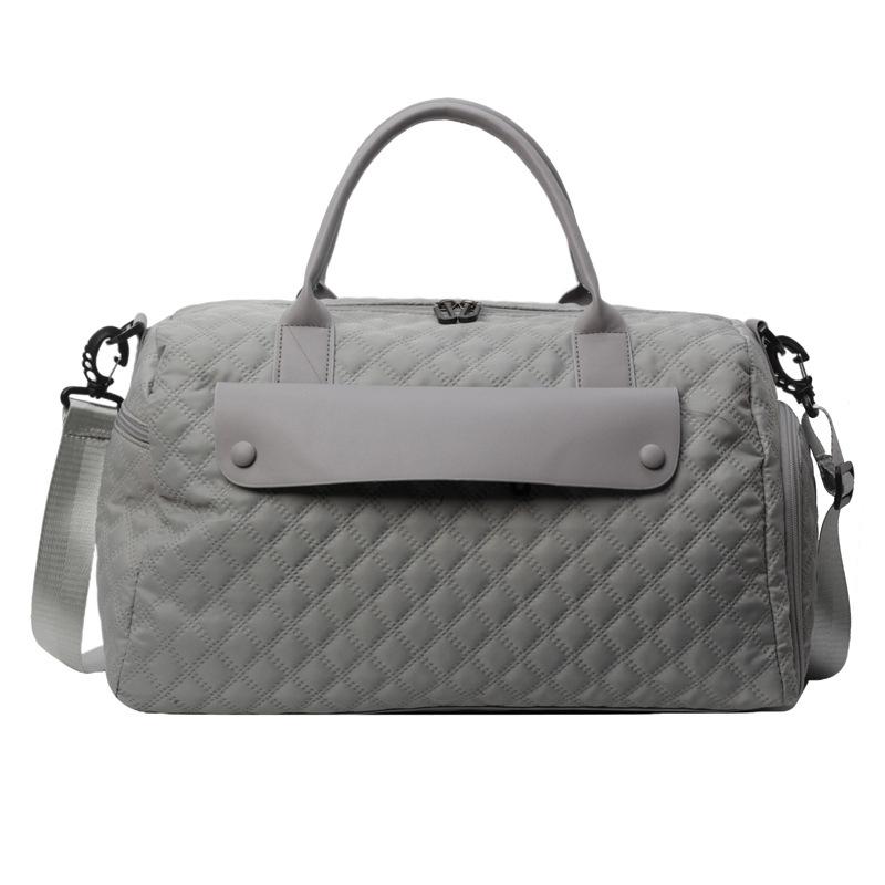 Short-distance Business Trip Large Capacity Shoe Storage Bag Hand Luggage Bag Dry Wet Separation Sports Gym Bag Contrasting Color Travel Bag