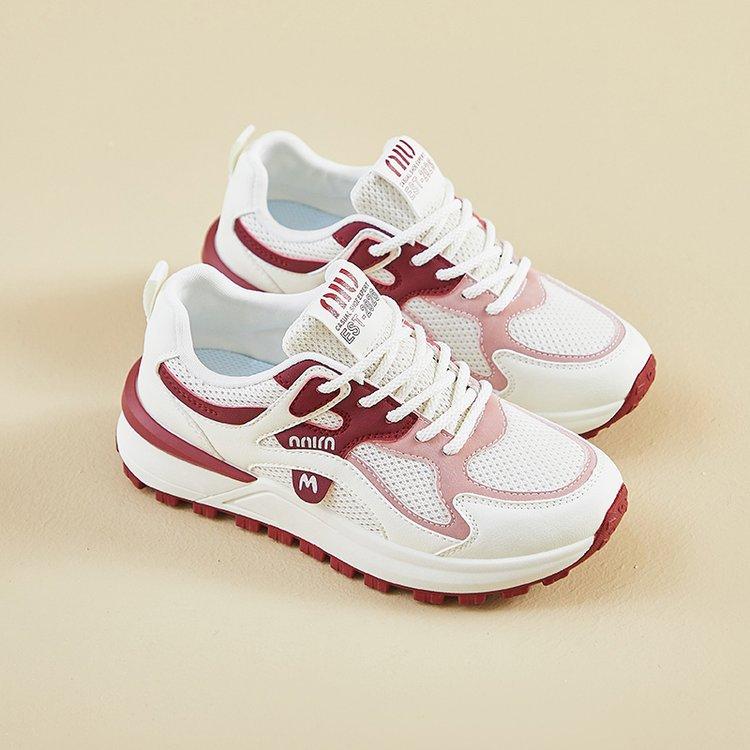 

[youshilai] Forrest Gump sports shoes women s 2025 new spring and autumn versatile lightweight soft-soled shock-absorbing white shoes 40