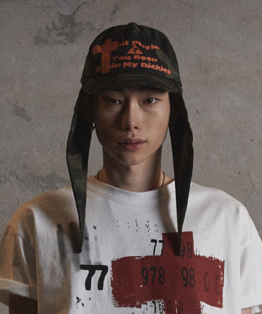 Garter Gallery Side Cross Bandana Cap_Camo