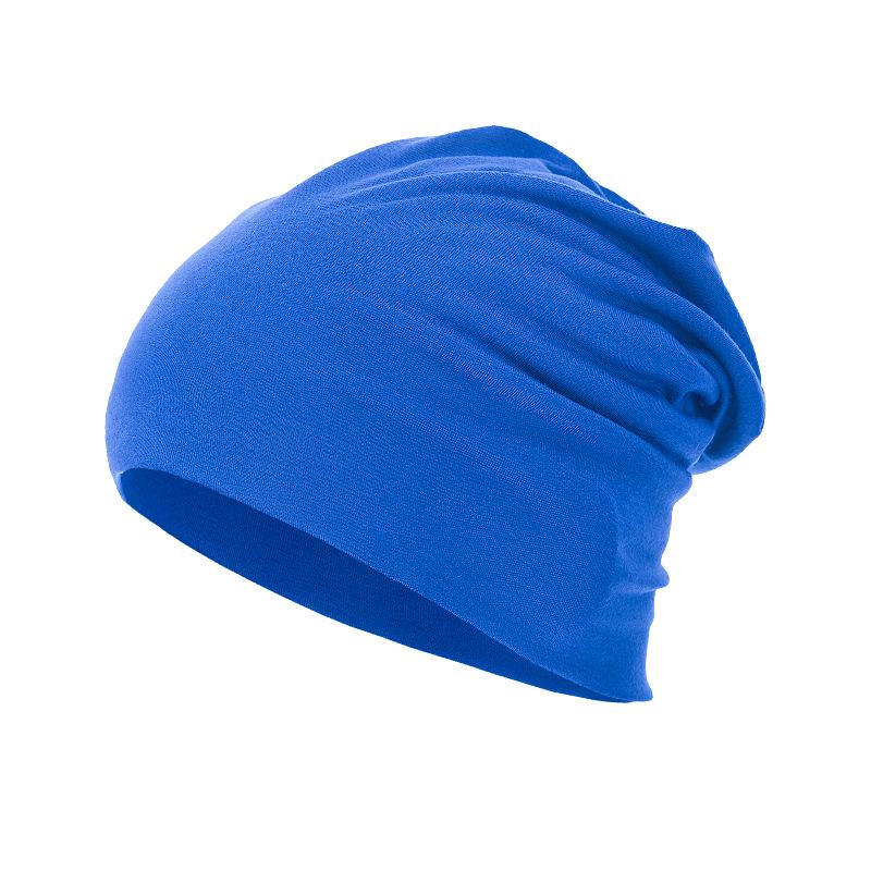 All-Season Knit Pile Hats: Solid Color, Double-Layer, Versatile Beanies for Comfort and Style