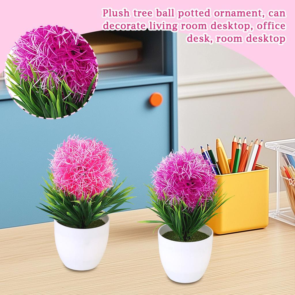 Simulation Green Plant Potted Ornaments Plant Combination Indoor Desktop Ornaments Simulation Artificial Flower Plant Bonsai