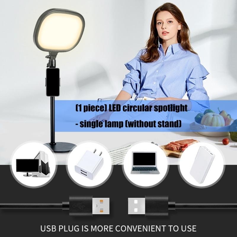 Transportable Phone Camera Hoop Light With Stand Stand Light Control For Content Creation Photography
