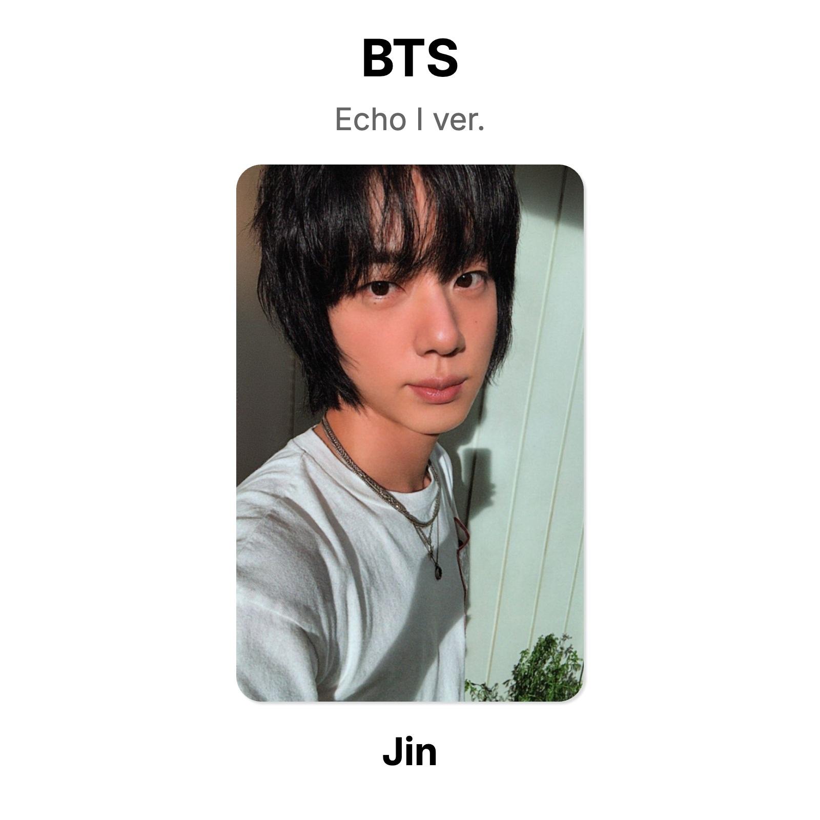 BTS Echo I ver. Official Photocard Jin