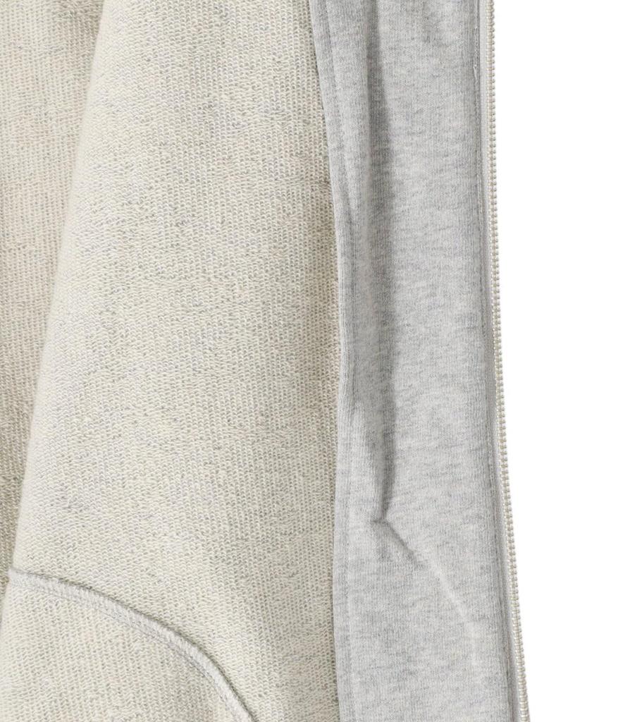 Recycled Cotton Zip Up Hoodie Gray L [Snow Peak]