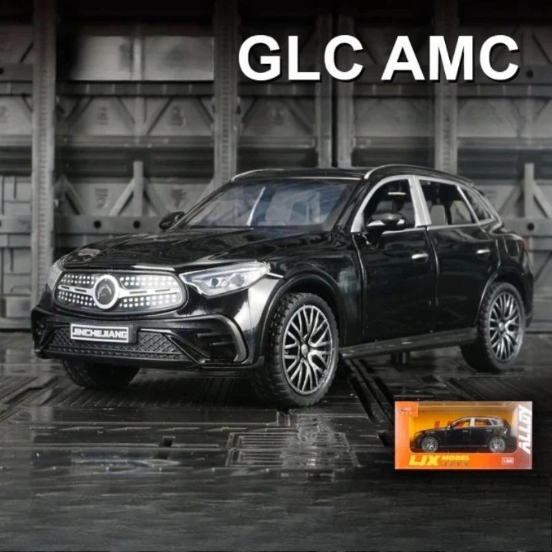 1:32 GLC400 SUV Alloy Car Model Diecast Metal Toy Vehicle Car Model Simulation Sound and Light Collection Childrens Gifts