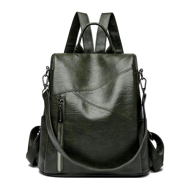 Versatile Sheepskin-Texture Women's Backpack—2026 Style, Anti-theft, Large Capacity for Travel & School