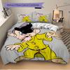 3pcs Dopey Dwarf Pattern Bedding Set, 1* Cover + 2*Pillowcases, Printed Bedding Set, Soft and Comfortable, Suitable for Bedroom and Guest Room Use