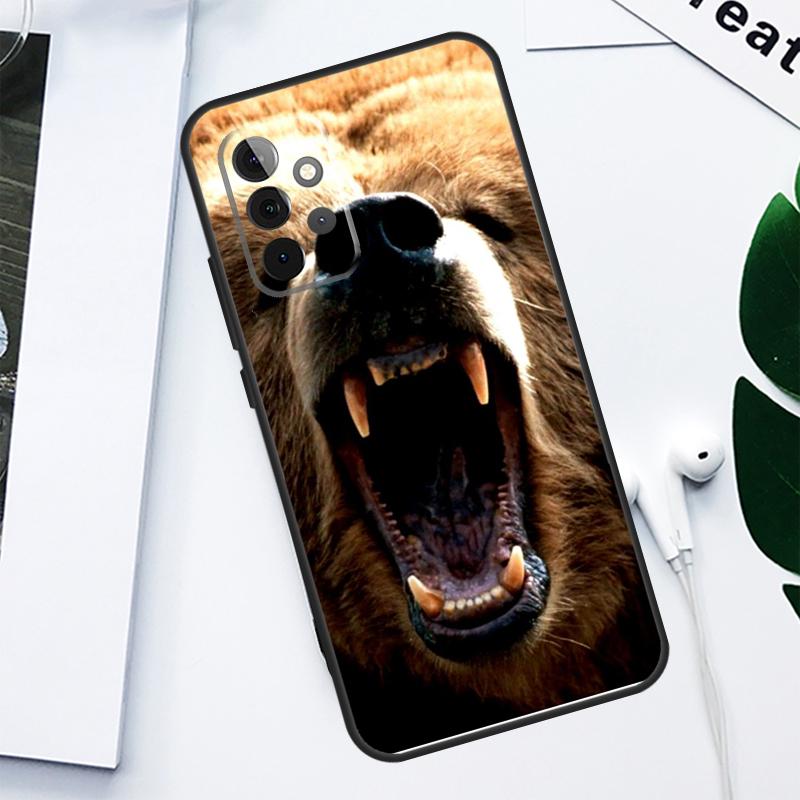 Grizzly Bear Animal For Samsung Galaxy A06 A05 A16 A54 A34 A14 A55 A35 A15 A53 A33 A13 A22 A32 A52 Phone Case