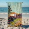 V-van art Towel Large G-Gogh Quick-Drying Microfiber soft Beach Towel for Travel Fitness Sauna Bathing Camping