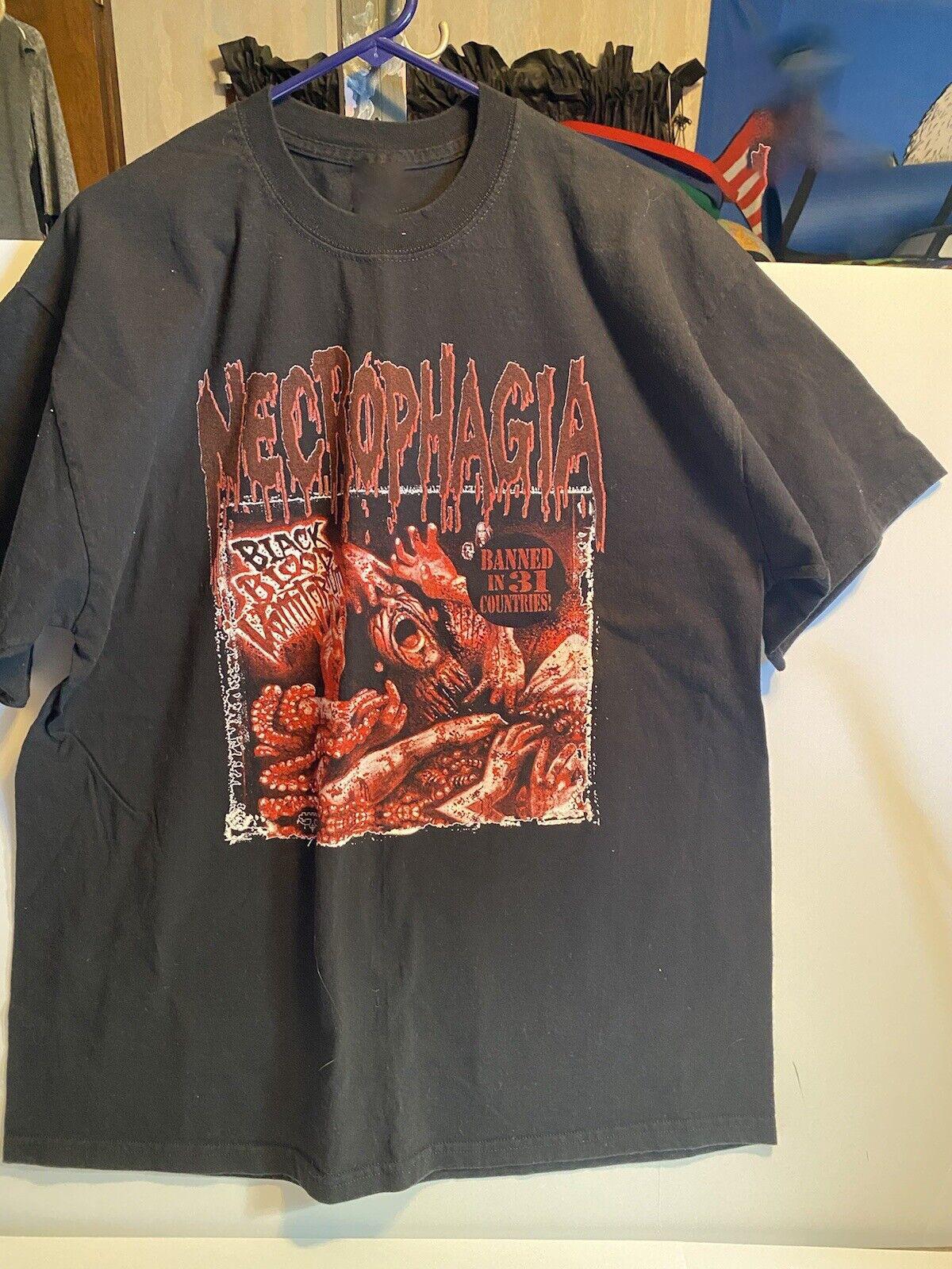 

Футболка унисекс Necrophagia band BLOOD VOMITORIUM Хлопок UB221 S