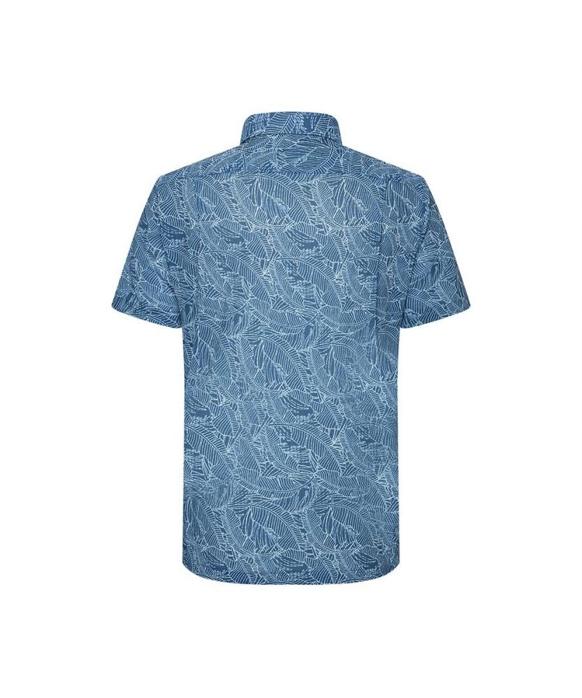 Dagseusyeocheu Easy Care Stretch Leaf Print Dress Shirt_Dms1Shds135N1