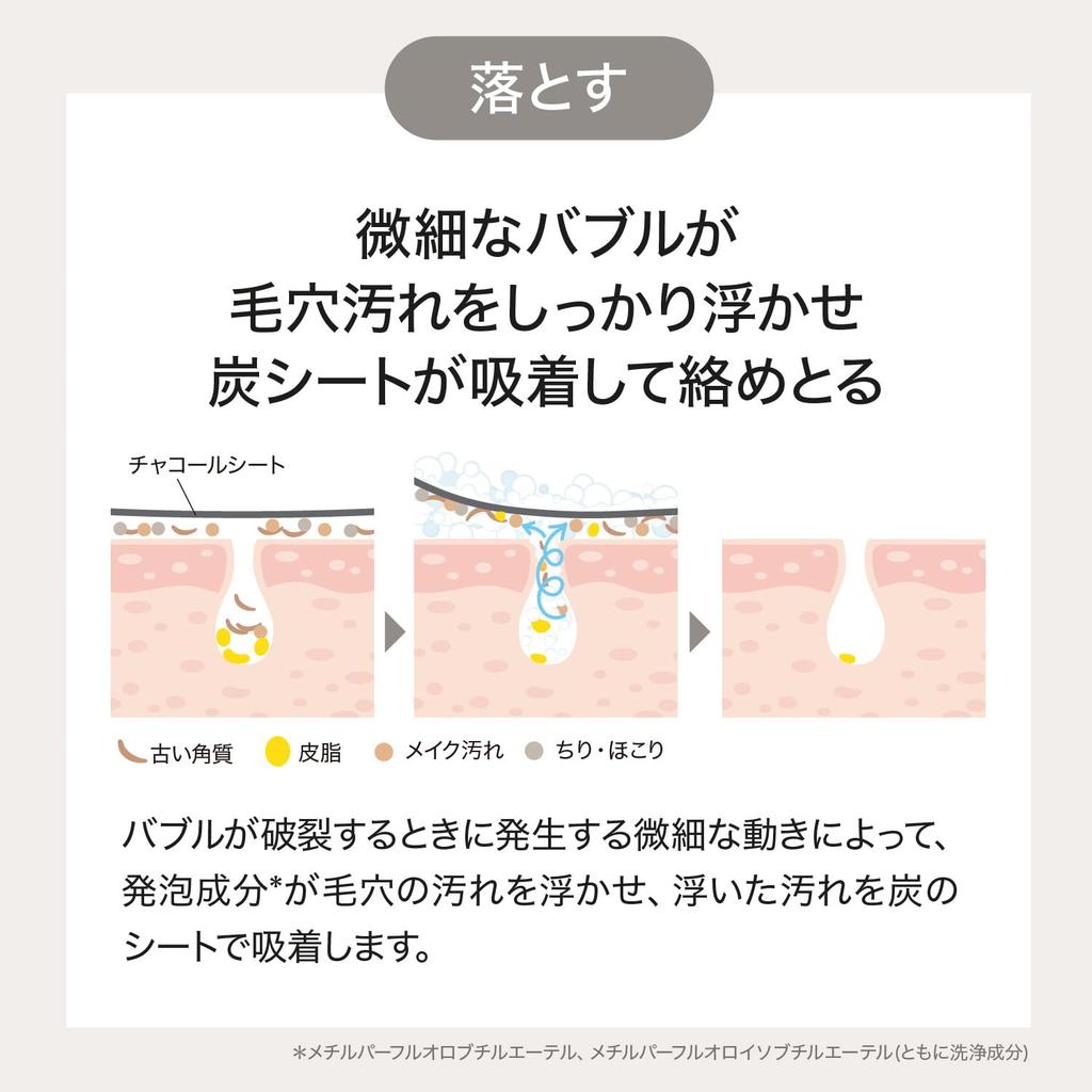 ByUR Skin Toning Bubble Mask Korean Cosmetics for Pore Pore Blackhead Mild Bubble Pore Clog Sebum Control (4 Sheets) - Care, Cleansing, Removal,