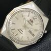 JAPAN MENS VINTAGE ORIENT 46943 AUTOMATIC SILVER COLOR DIAL WATCH A500335-2 R151b-a500335