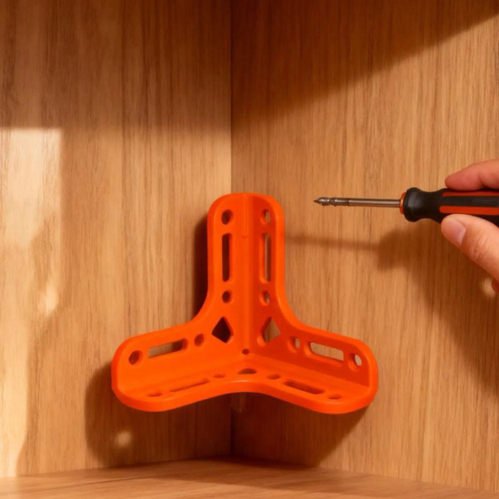 Durable PLA Corner Brace Brackets Heavy Duty Connector 3D Printed Corner Bracket DIY Project