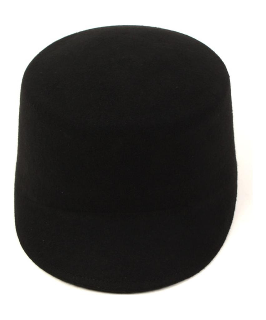 Yunibeosyeolkemiseuteuli Wool Black Riding Cap