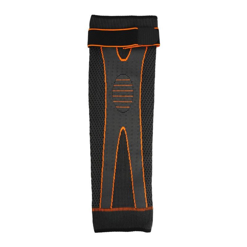 Sports Knee Protectors Fitness Products Knitted Nylon Running Outdoor Mountaineering Protective Equipment Thin Knee and Leg Protectors s size (single) оранжевый