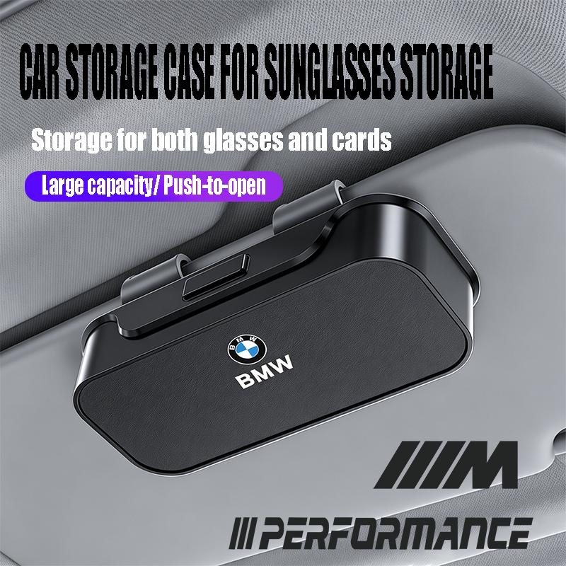 CAR STORAGE CASE FOR SUNGLASSES STORAGE BOX Valve Cap For BMW X1 X2 X3 X5 X4 X6 X7 iX3 F20 F10 F07 E70 E46 E90 E92 E60 E39 FLUTW1