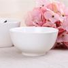 White Ceramic Rice Bowl Set