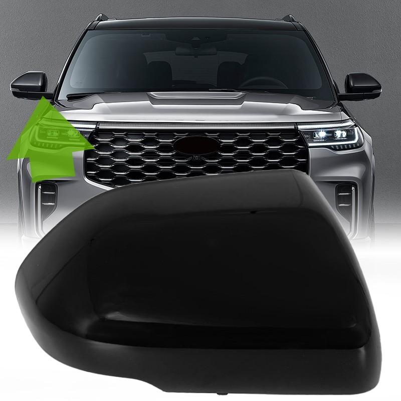 Right Side Rearview Mirror Cap Cover For Ford Explorer SUV CD6 2020-2024 Black