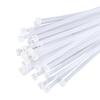 500/1000PCS 3*100 3*150 4*200 Self-locking Plastic Nylon Tie White Cable Tie Fastening Ring Zip Wraps Strap Nylon Cable Tie Set for daily use