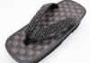 Shigi Geta Checkered Black Tatami Thick Saaya Made In 26cm Men's Sandals, Pattern, Pattern, Sole, Pattern, Japan, (8.6 Inches)