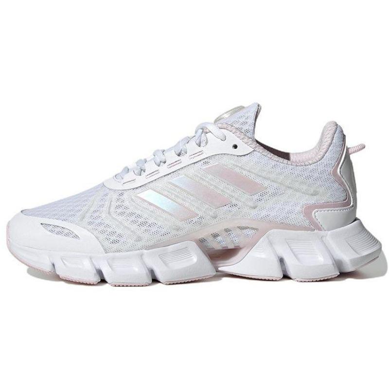 adidas Tessuto Confortevole Climacool Antiscivolo Resistente all'Usura Traspirante Leggero Basse Sneakers Casual da Corsa Donna Rosa Bianco HP7718