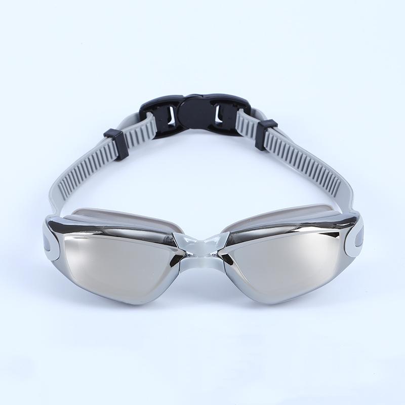 Oubo high-definition adult electroplated swimming goggles, anti-fog, waterproof swimming goggles, protective eyewear for men and women