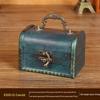Personalized Retro Wooden Jewelry Box for Necklaces and Earrings - Decorative Storage and Gift Packaging