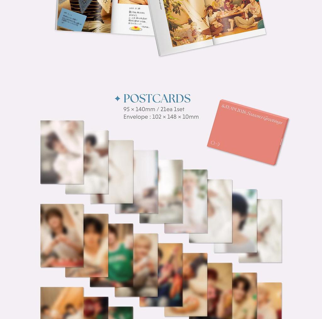 [POB] &TEAM [In a DayDream] 2026 SEASON'S GREETINGS