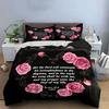 Romantic Floral Design for Inspiration kid's and adults' bedroom decor Exquisite three-piece bedding set gift