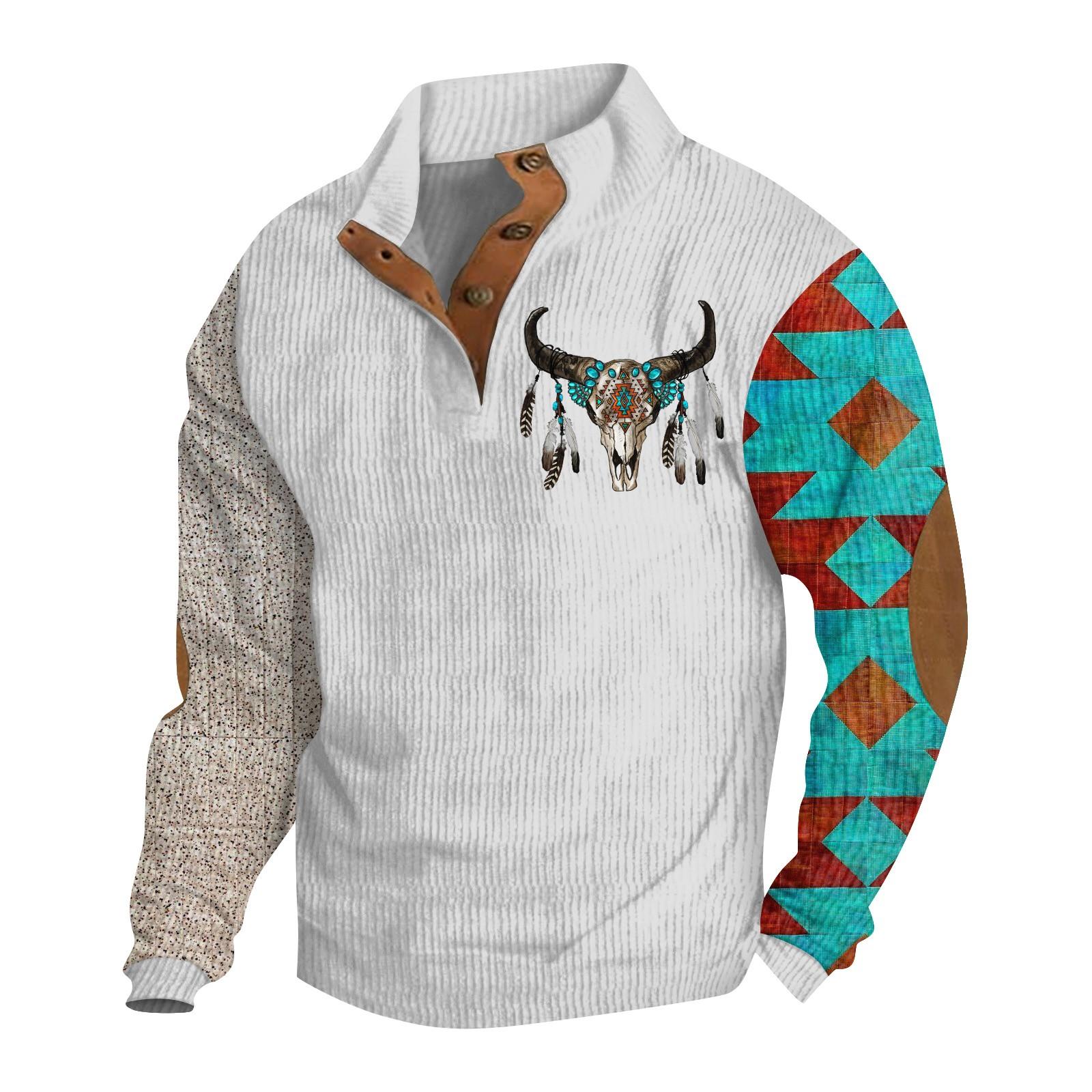 

Мужская толстовка с воротником-стойкой на открытом воздухе, повседневные свитера, топы XL белый