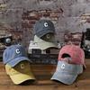 Vintage Water Wash Baseball Cap For Women And Men With Sun Protection And Breathability
