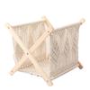 Nordic Cotton Rope Woven Magazine & Book Rack - Creative Floor-Standing Display