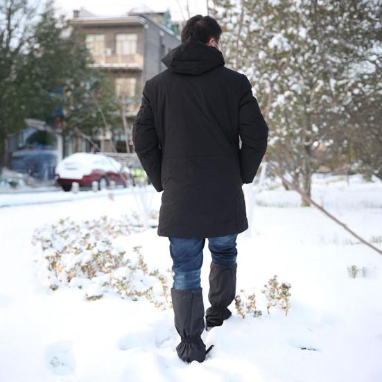 2 Stück Outdoor Gamaschen Verstellbar Herren Damen Wandern Klettern Skifahren Jagd Sand Schutz Schneestiefel Schuh Gamasche Beinschutz Abdeckung