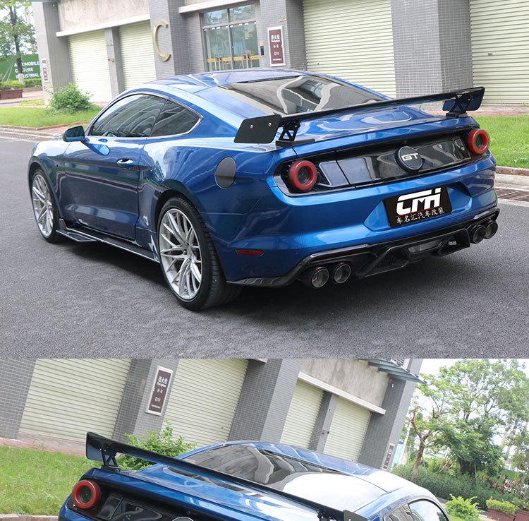 Carbon Fiber Rear Spoiler Lip for 2015-2022 Ford Mustang GT500 Body Kit