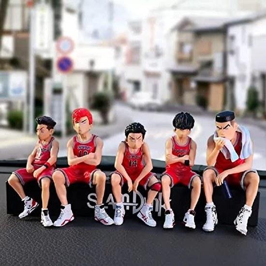 Slam Dunk Figure Sakuragi Hanamichi Miyagi Ryota Mitsui Hisashi Rukawa Kaede Model Toy Car Decoration Anime Approximately 8cm All 5 Types