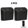 Car Mini Hanging Trash Bin Vehicle Garbage Organizer Dust Case Storage Box Pressing Type ABS Trash Can Auto Interior