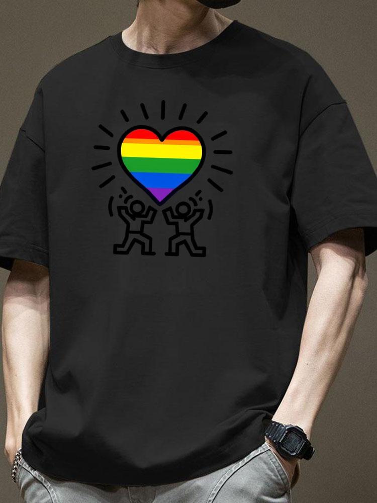 Men's 100% Cotton T-Shirt – Summer Breathable Casual Wear Loose-Fit Design for Maximum Comfort Perfect for Relaxed Summer Outing