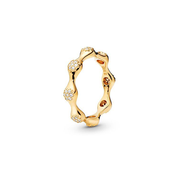 Pandora Shine Love Pod Ring Women Ring Gold 167295CZ