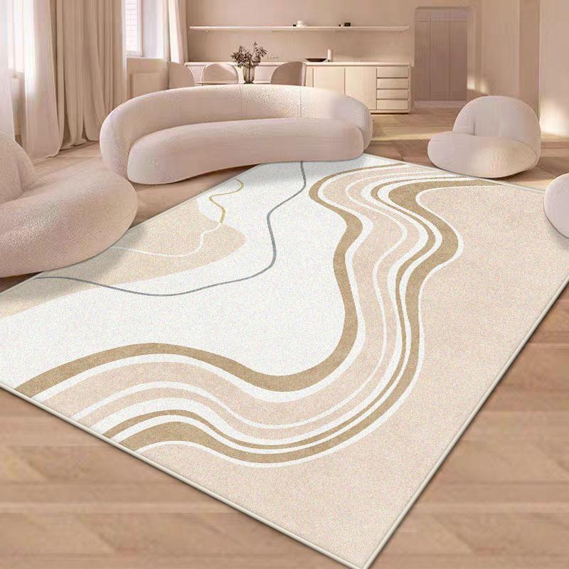 Living Room Decoration Rugs Flannel Bedroom Deluxe Anti Slip Floor Mats Large Area Office Gaming Room Carpet Lounge Rug Washable