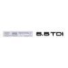 2.0TDI 3.0TDI 1.9 4.2 4.5 5.5 5.0 TDI car sticker for q2 S4 6 SQ3 RS5 78TTS refit tail displacement label car accessories