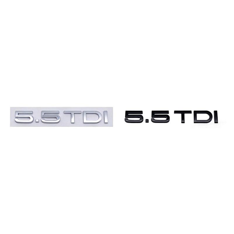 2.0TDI 3.0TDI 1.9 4.2 4.5 5.5 5.0 TDI car sticker for q2 S4 6 SQ3 RS5 78TTS refit tail displacement label car accessories