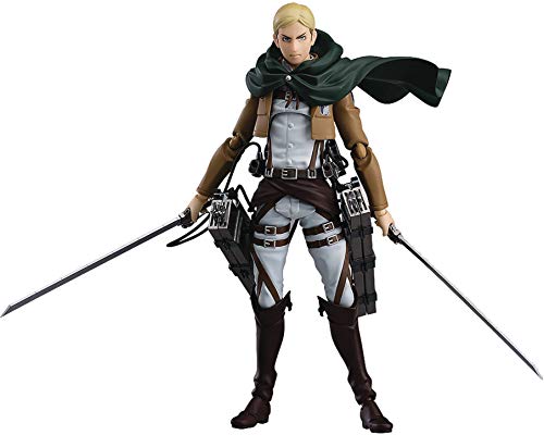 

Figma Attack on Titan Подвижная фигурка Эрвина Смита, окрашенная в цвет ABS и ПВХ
