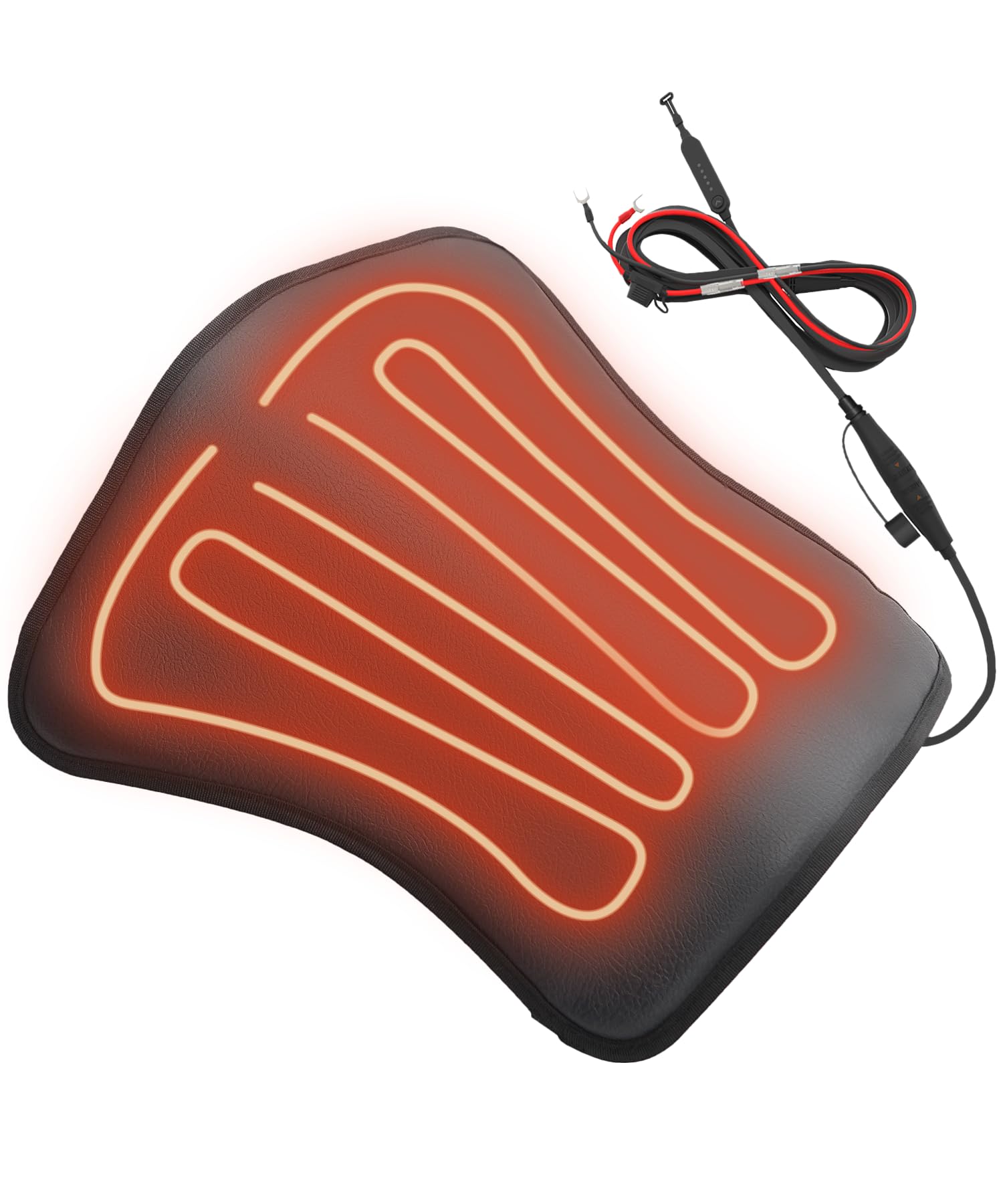 

Kaedear Мотоциклетное сиденье Холодная вода Нагрев Нагреватель 5 Температур Пульт Мотоциклетный источник питания Нагреватель, Зима, Защита, Устойчивый, Водонепроницаемый,