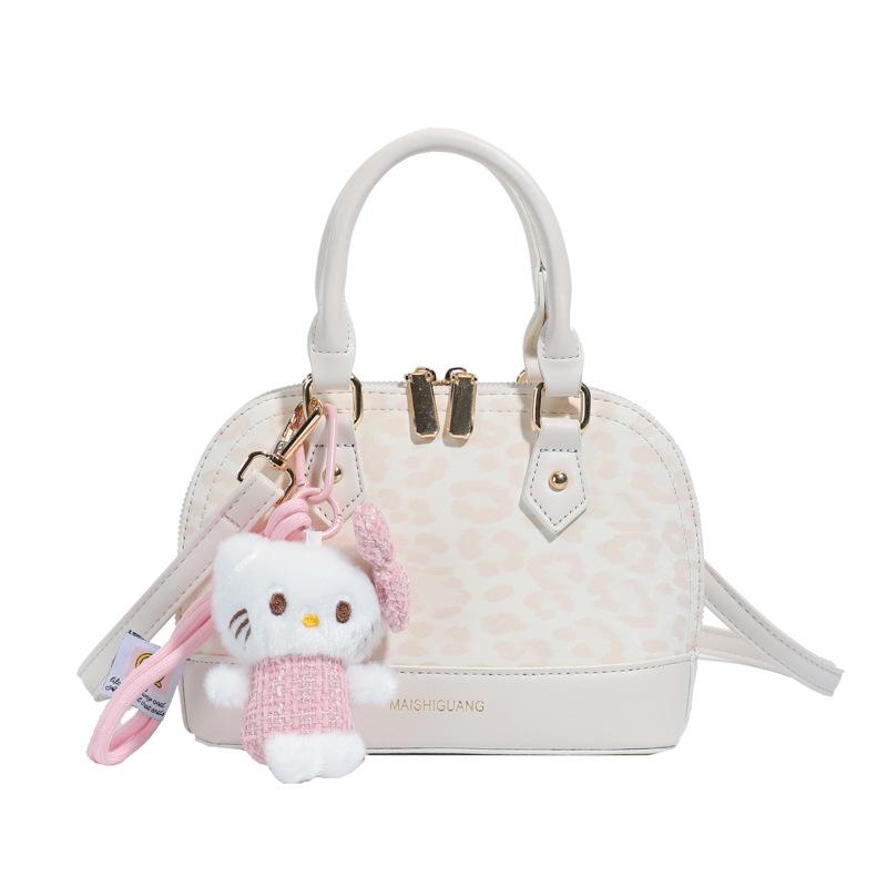 

2025 Ретро Женская Высококлассная Мода Принтованная Сумка-Ракушка – Универсальная Сумка на Одно Плечо и Кроссбоди грязно-белый