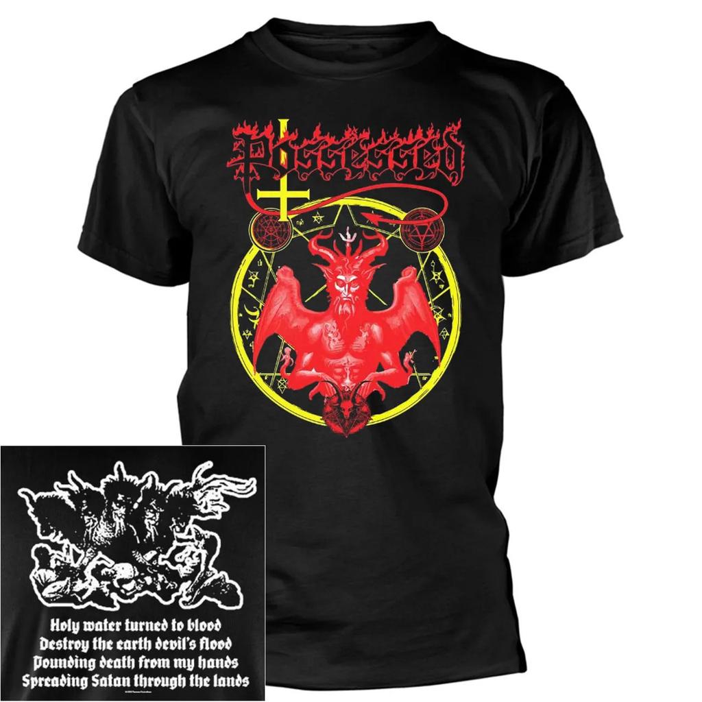 Possessed Red Devil Shirt Death Thrash Metal T-Shirt Official Band Merch